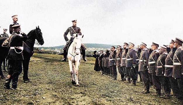 1912 photograph of Nicholas II