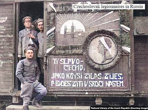 Czechoslovak legionnaires in Russia