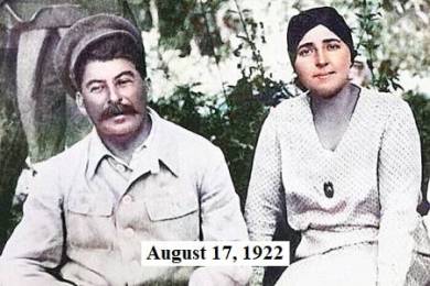 J. V. Stalin and N. S. Alliluyeva