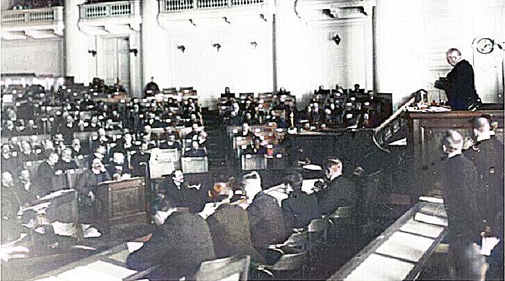 Second State Duma deputies at Tauride Palace, 1907