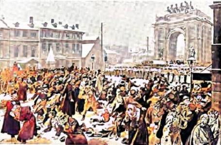 The massacre at the Narva Gate